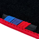 Black Mats For BMW 1 Series F21 3-door Hatchback | Red Trim - AutoWin