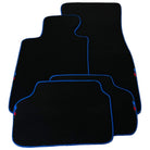 Black Mats For BMW 3 Series F31 5-doors Wagon | Blue Trim - AutoWin