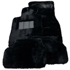 Black Sheepskin Floor Floor Mats For BMW M4 Series F82 - AutoWin