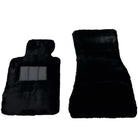 Black Sheepskin Floor Floor Mats For BMW M4 Series F82 - AutoWin