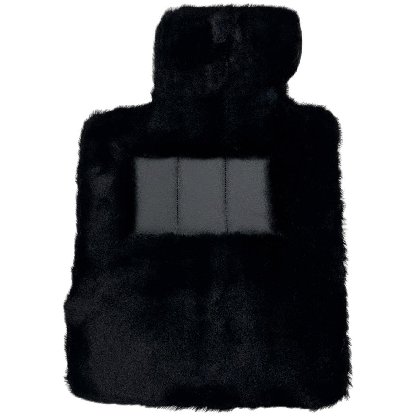 Black Sheepskin Floor Mats For BMW 3 Series E91 5-door Touring - AutoWin