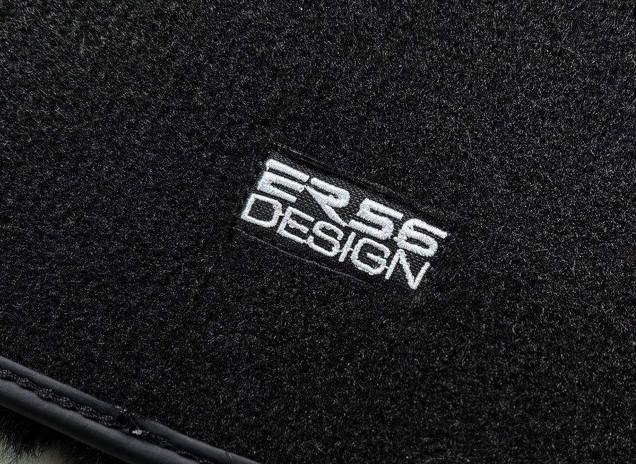 Black Sheepskin Floor Mats For BMW 5 Series G31 Wagon No Steps Edition - AutoWin