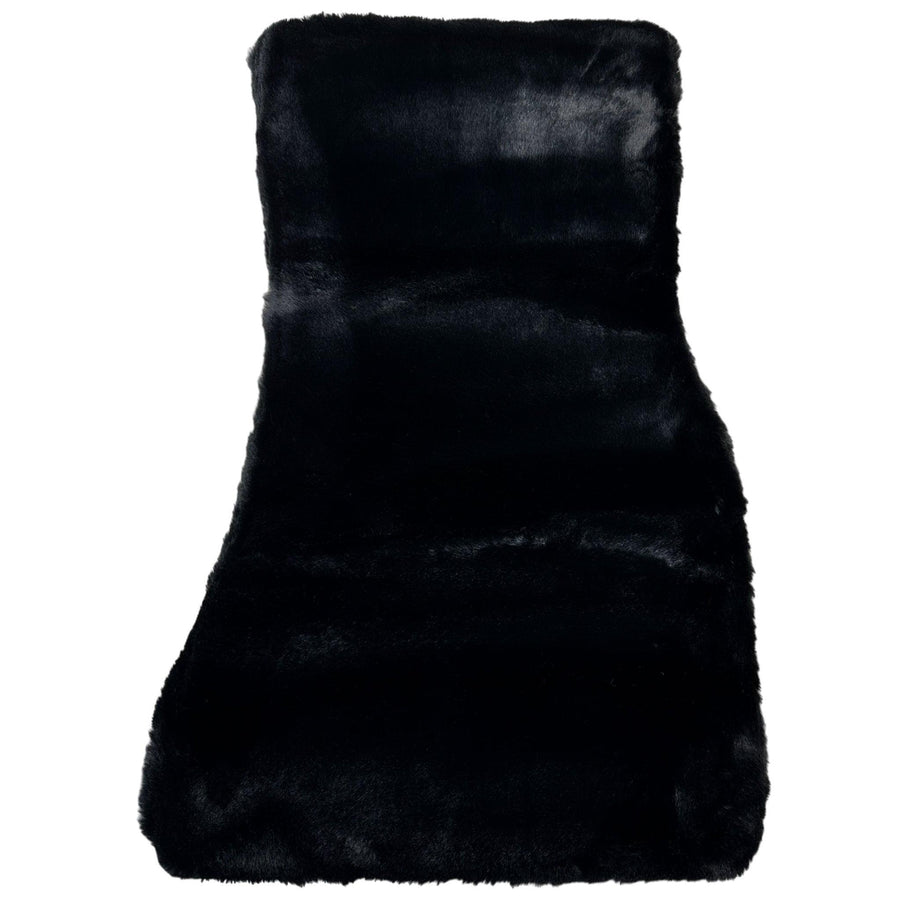 Black Sheepskin Floor Mats For BMW 5 Series G31 Wagon No Steps Edition - AutoWin