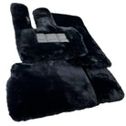 Black Sheepskin Floor Mats For Mercedes Benz C-Class S202 Estate (1996-2000) | ER56 Design - AutoWin
