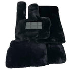 Black Sheepskin Floor Mats For Mercedes Benz C-Class S202 Estate (1996-2000) | ER56 Design - AutoWin