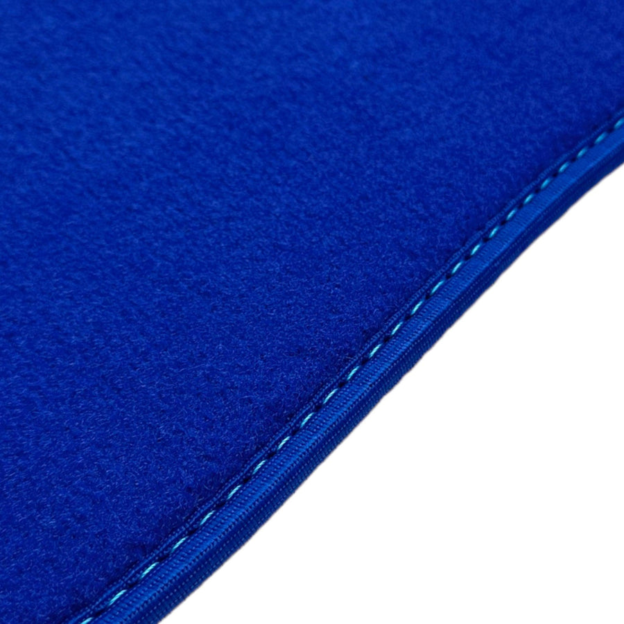 Blue Floor Mats For Bentley Flying Spur (2013-2019) with Alcantara Leather - AutoWin