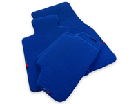 Blue Floor Mats For BMW 1 Series E81 With M Package - AutoWin