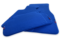 Blue Floor Mats For BMW 3 Series E92 With M Package - AutoWin