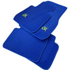 Blue Floor Mats For BMW 3 Series G20 Tailored Set Perfect Fit - AutoWin