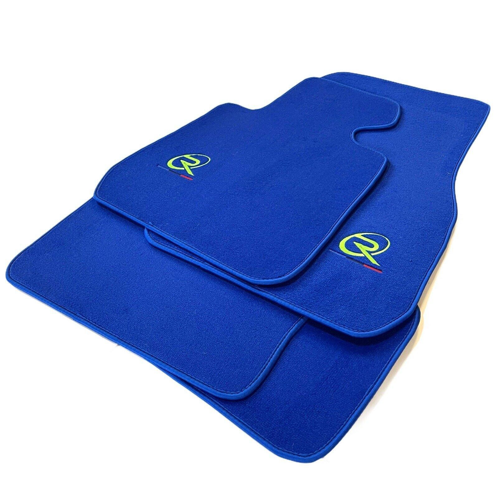 Blue Floor Mats For BMW 3 Series G20 Tailored Set Perfect Fit - AutoWin