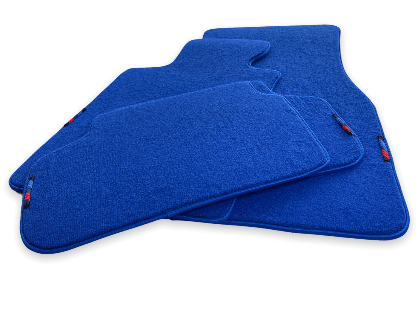 Blue Floor Mats For BMW 5 Series E39 With M Package - AutoWin