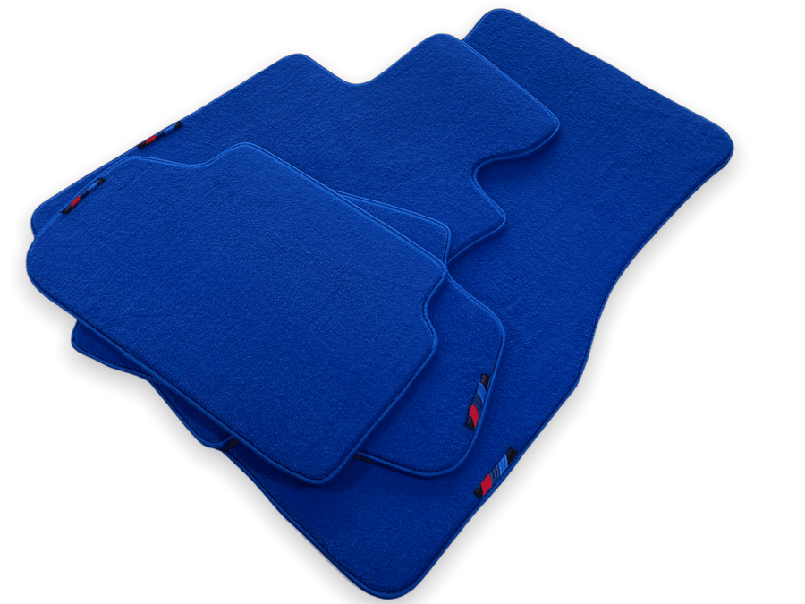 Blue Floor Mats For BMW M8 Series Gran Coupe F93 With M Package - AutoWin
