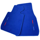 Blue Floor Mats For BMW X3 Series F25 With M Package - AutoWin