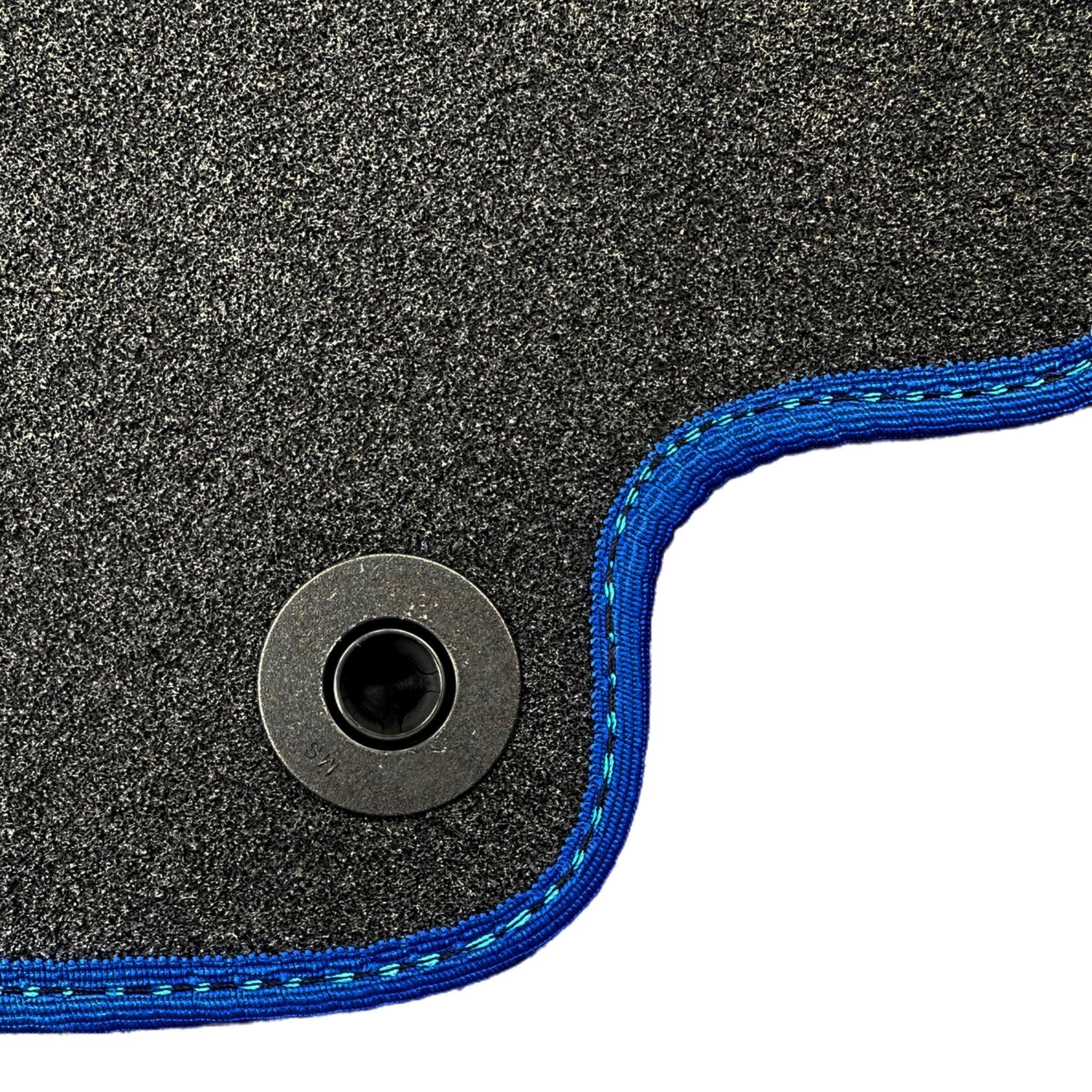 Blue Floor Mats For Mercedes Benz A-Class W177 Hatchback (2018-2023) | Limited Edition - AutoWin