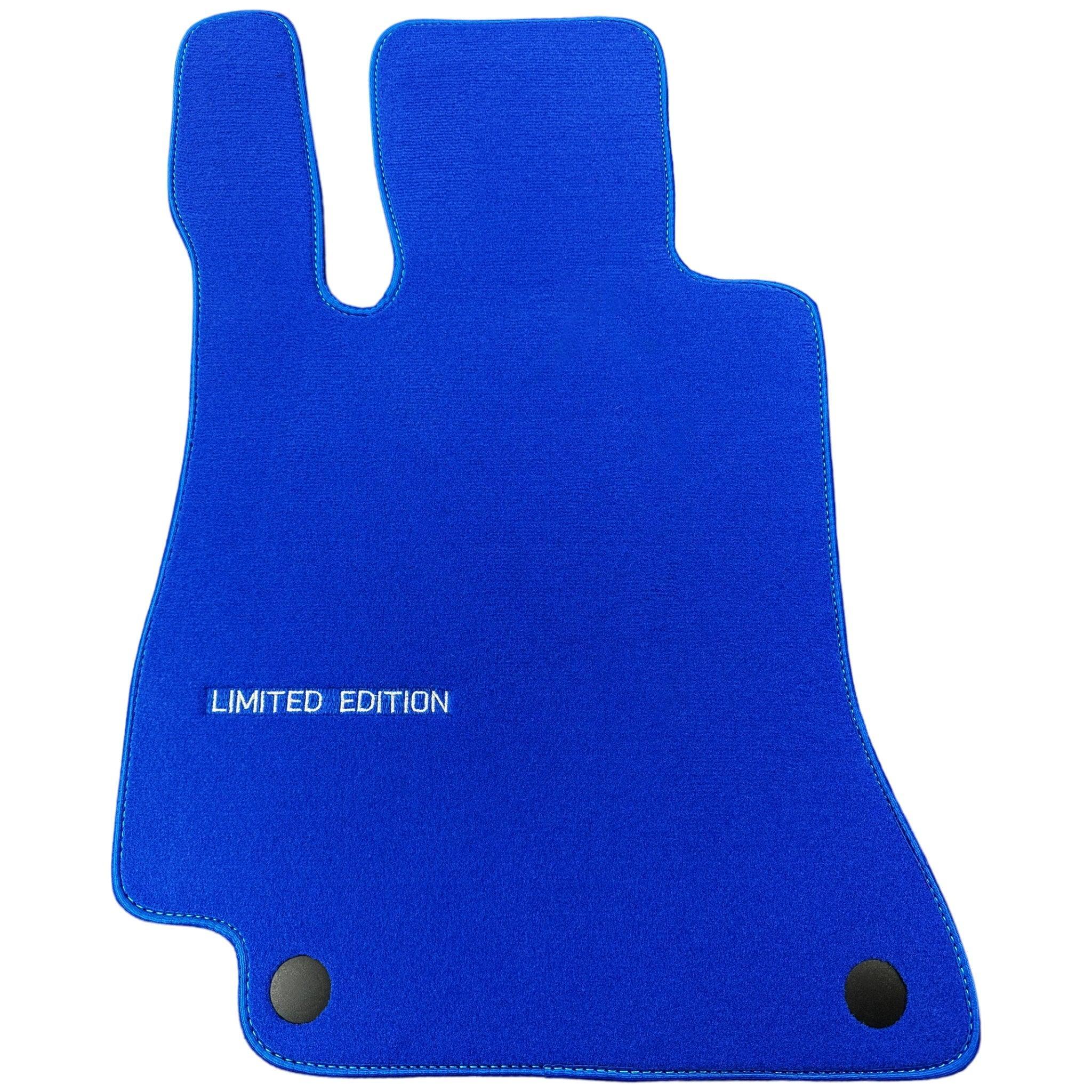 Blue Floor Mats For Mercedes Benz A-Class W177 Hatchback (2018-2023) | Limited Edition - AutoWin