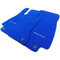 Blue Floor Mats For Mercedes Benz EQS-Class V297 (2021-2023) | Limited Edition - AutoWin