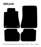 Blue Floor Mats For Mercedes Benz S-Class W140 (1991-1998) | Limited Edition - AutoWin