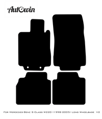 Blue Floor Mats For Mercedes Benz S-Class W220 (1998-2005) Long Wheelbase | Limited Edition - AutoWin