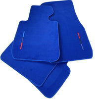 Blue Mats For BMW 1 Series E88 Convertible With M Package - AutoWin