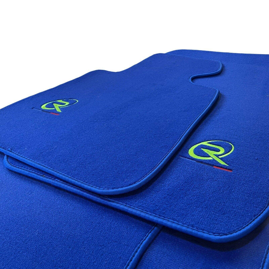 Blue Mats For BMW M3 E46 Tailored Set Perfect Fit - AutoWin