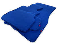 Blue Mats For BMW M5 E34 With M Package - AutoWin