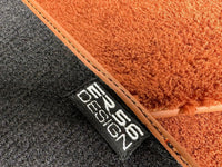 Brown Sheepskin Floor Mats For Bentley Flying Spur (2013-2019) Er56 Design Brand - AutoWin