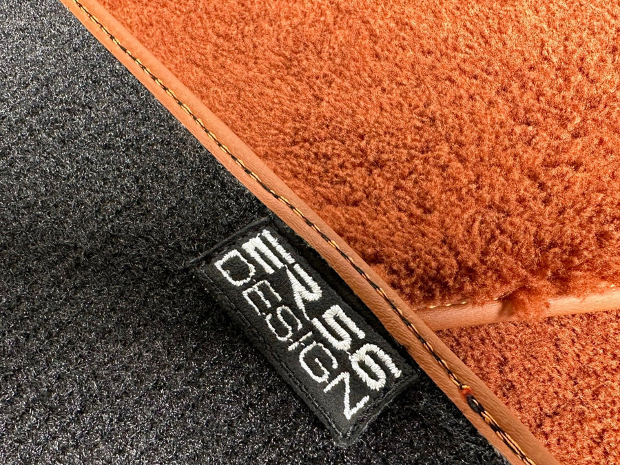 Brown Sheepskin Floor Mats For Rolls Royce Ghost Series I (2010–2020) Er56 Design Brand - AutoWin