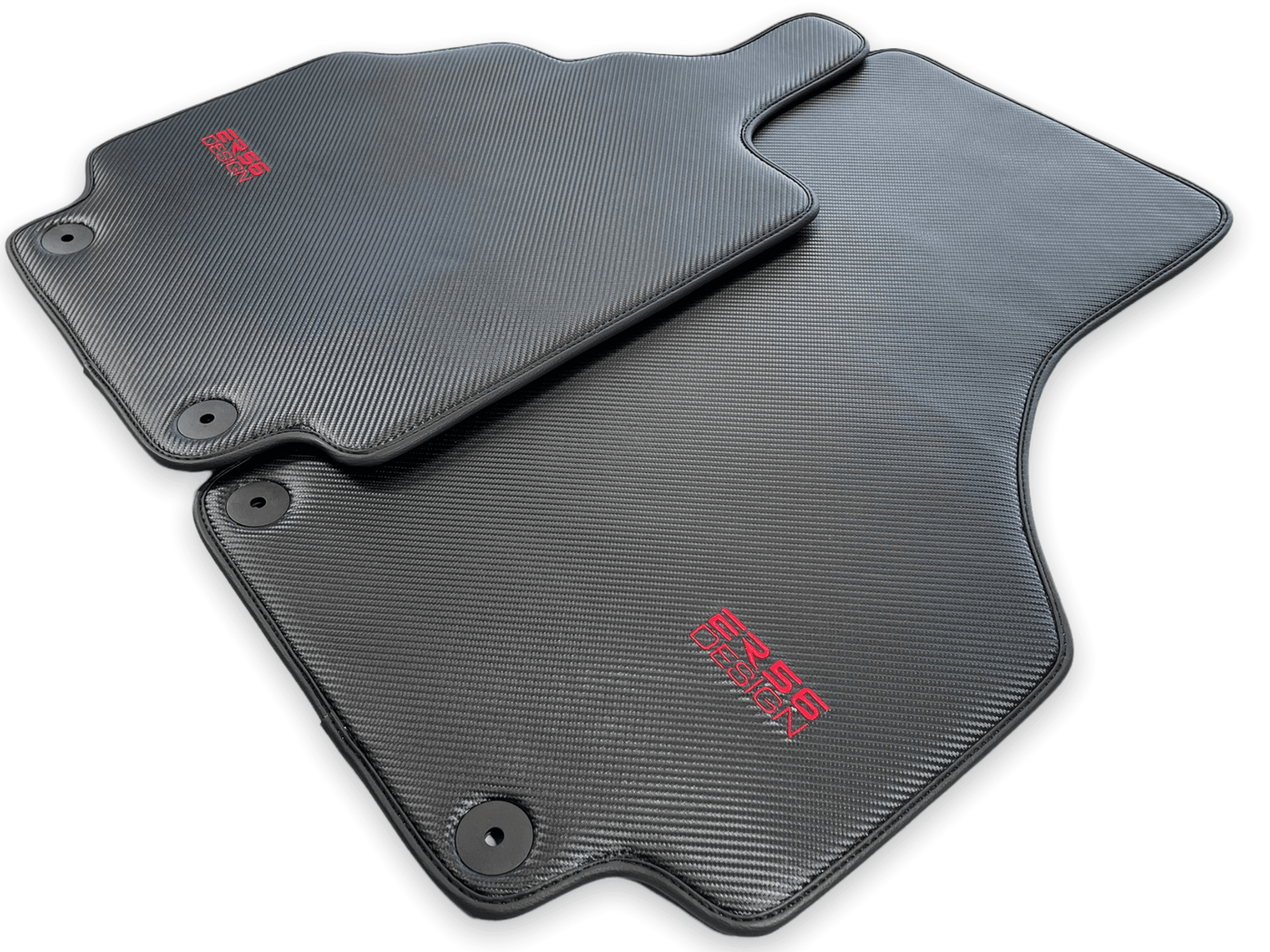 Carbon Fiber Leather Floor Mats for Audi R8 (2007-2015) - AutoWin