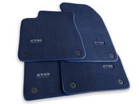 Dark Blue Floor Mats for A7 - C8 (2018-2023) | ER56 Design - AutoWin