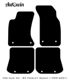 Dark Blue Floor Mats for Audi A4 - B5 Facelift Avant (1999-2001) | ER56 Design - AutoWin