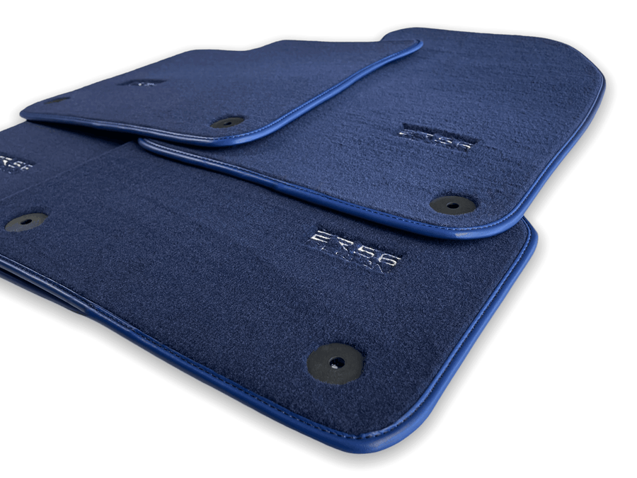 Dark Blue Floor Mats for Audi A4 - B8 Avant (2008-2015) | ER56 Design - AutoWin