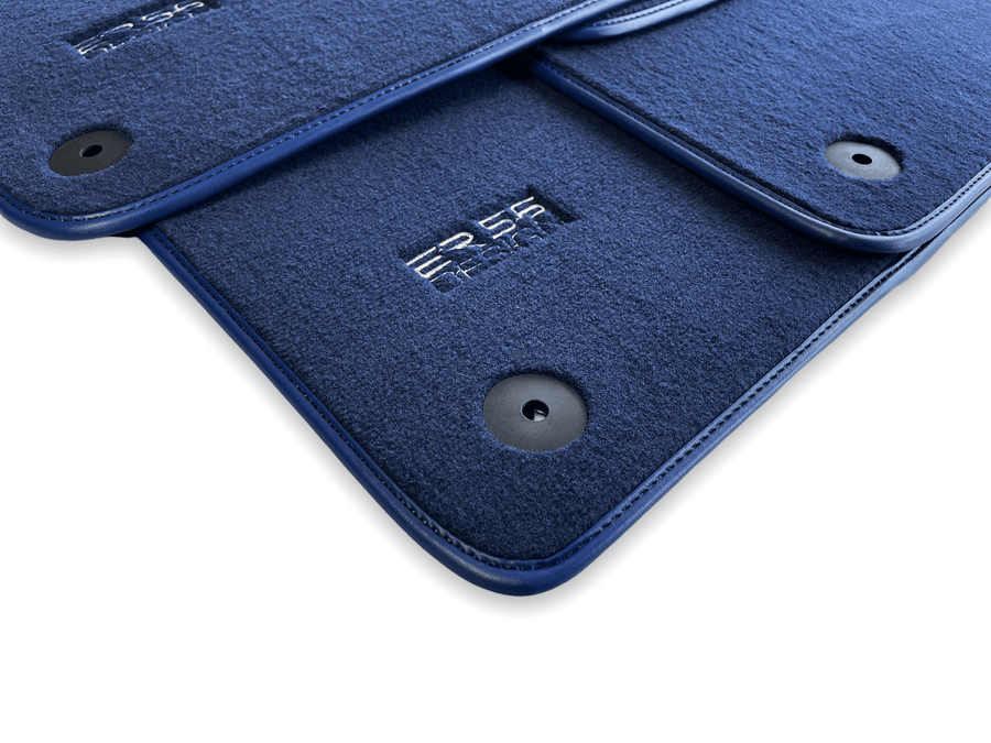 Dark Blue Floor Mats for Audi A4 - B8 Avant (2008-2015) | ER56 Design - AutoWin