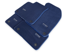 Dark Blue Floor Mats for Audi A6 - C6 Allroad Quattro Long (2006-2008) | ER56 Design - AutoWin