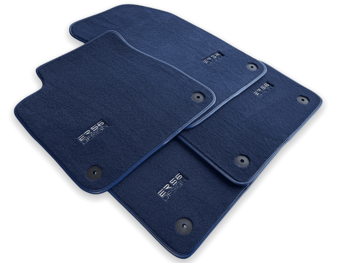 Dark Blue Floor Mats for Audi Q5 FY Hybrid (2017-2023) | ER56 Design - AutoWin