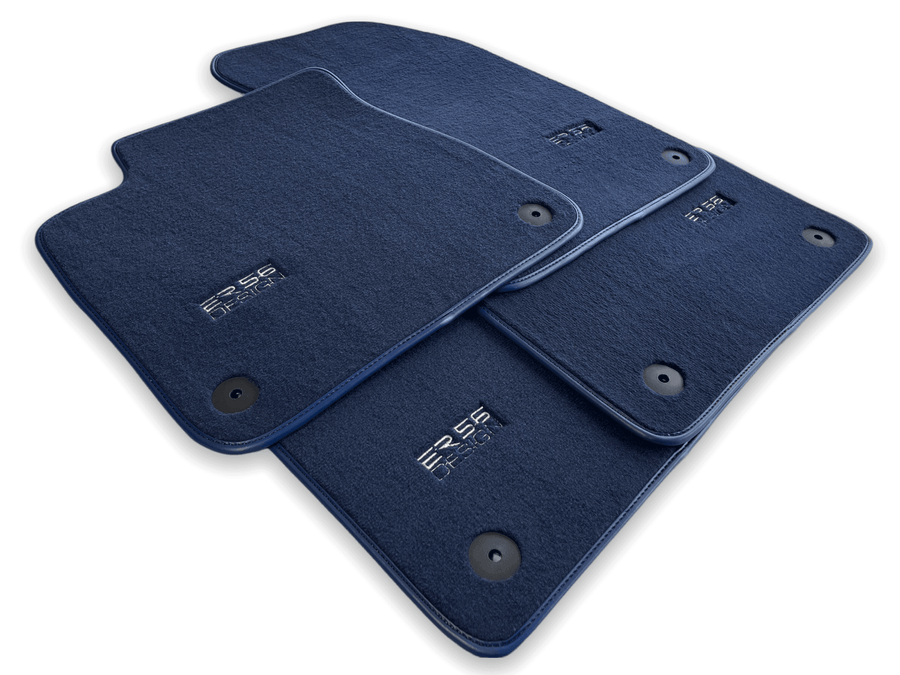Dark Blue Floor Mats for Audi Q7 4L (2006-2015) | ER56 Design - AutoWin
