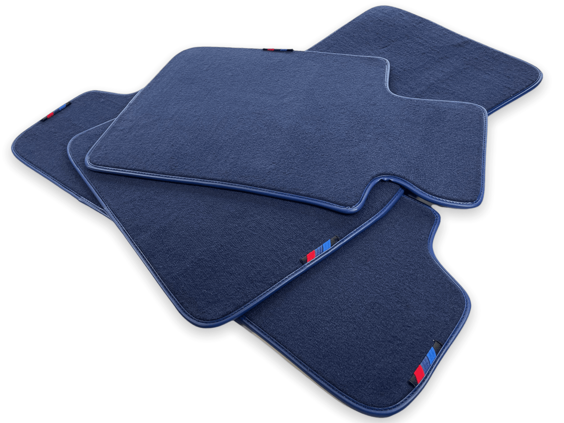 Dark Blue Floor Mats For BMW X4 Series G02 With M Package - AutoWin