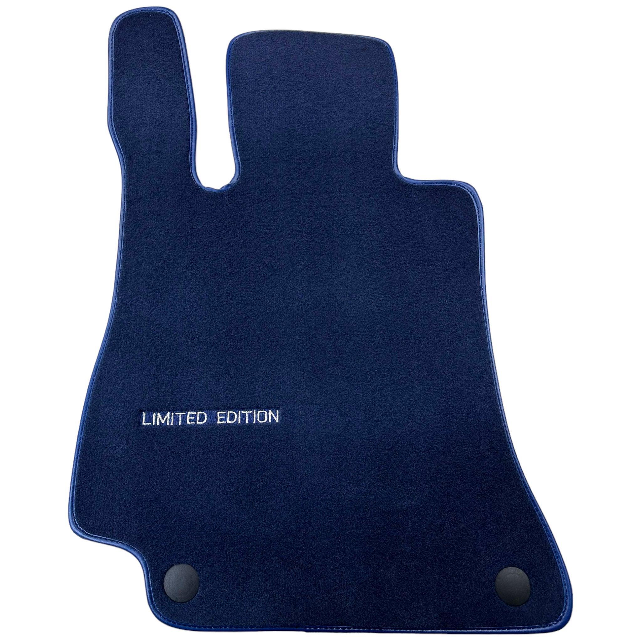 Dark Blue Floor Mats For Mercedes Benz CLA-Class X117 Shooting Brake (2015-2019) | Limited Edition - AutoWin
