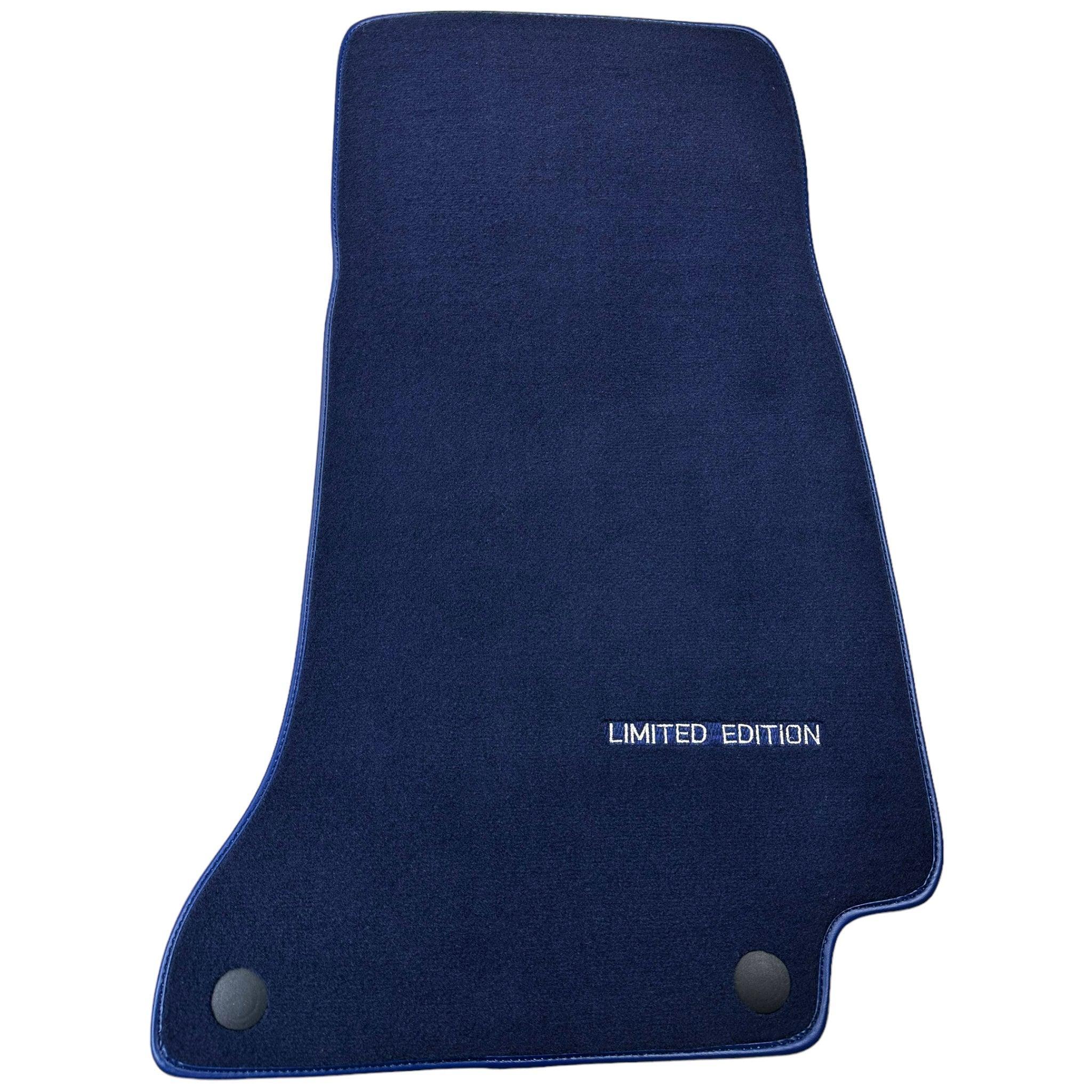 Dark Blue Floor Mats For Mercedes Benz CLA-Class X117 Shooting Brake (2015-2019) | Limited Edition - AutoWin