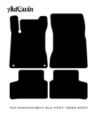 Dark Blue Floor Mats For Mercedes Benz GLA-Class H247 (2020-2023) | Limited Edition - AutoWin