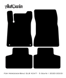 Dark Blue Floor Mats For Mercedes Benz GLB-Class X247 (2020-2023) | Limited Edition - AutoWin