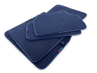 Dark Blue Mats For BMW 6 Series E24 Coupe With M Package - AutoWin