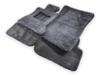Dark Gray Sheepskin Floor Mats For Rolls Royce Dawn Rr6 2016-2023 Er56 Design Brand - AutoWin