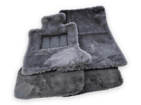 Dark Gray Sheepskin Floor Mats For Rolls Royce Ghost Series I (2010–2020) Er56 Design Brand - AutoWin