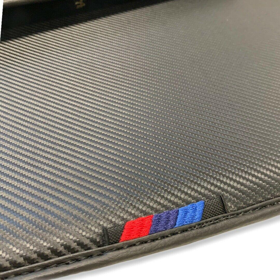 Floor Mats For BMW 1 Series E87 Autowin Brand Carbon Fiber Leather - AutoWin