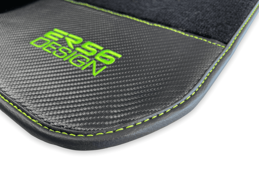 Floor Mats For BMW 1 Series F20 Carbon Leather Er56 Design - AutoWin