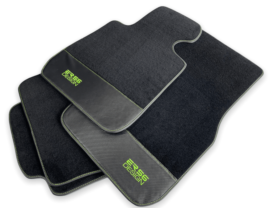 Floor Mats For BMW 1 Series F40 Carbon Leather Er56 Design - AutoWin