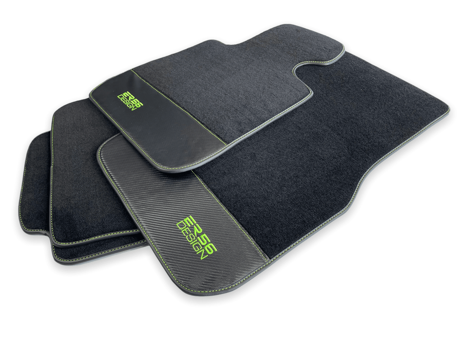 Floor Mats For BMW 1 Series F40 Carbon Leather Er56 Design - AutoWin