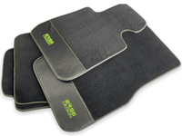 Floor Mats For BMW 5 Series E34 Sedan Carbon Leather Er56 Design - AutoWin