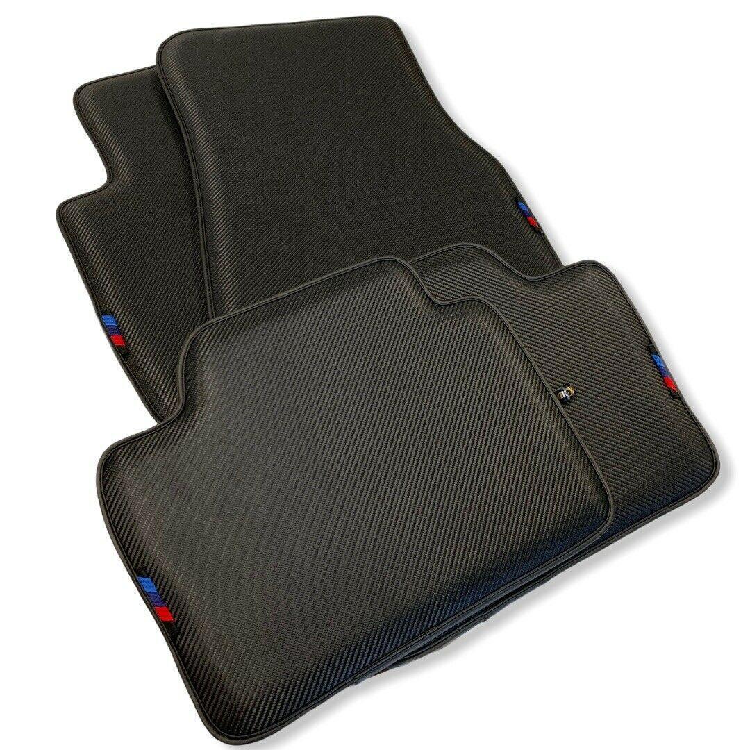 Floor Mats For BMW M5 E39 Autowin Brand Carbon Fiber Leather - AutoWin