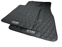 Floor Mats For BMW M6 F12 Convertible Black Leather Er56 Design - AutoWin